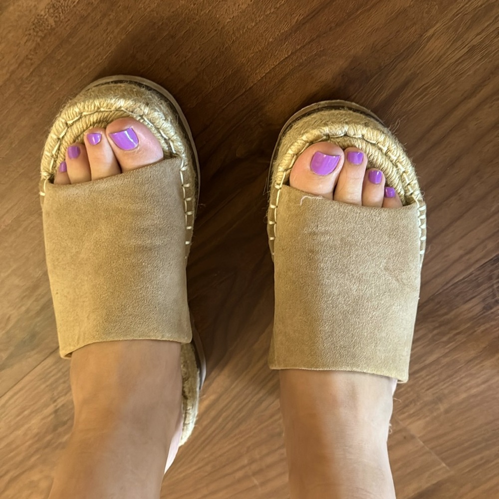 Nude platform sandels